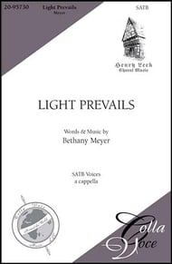 Light Prevails SATB choral sheet music cover Thumbnail